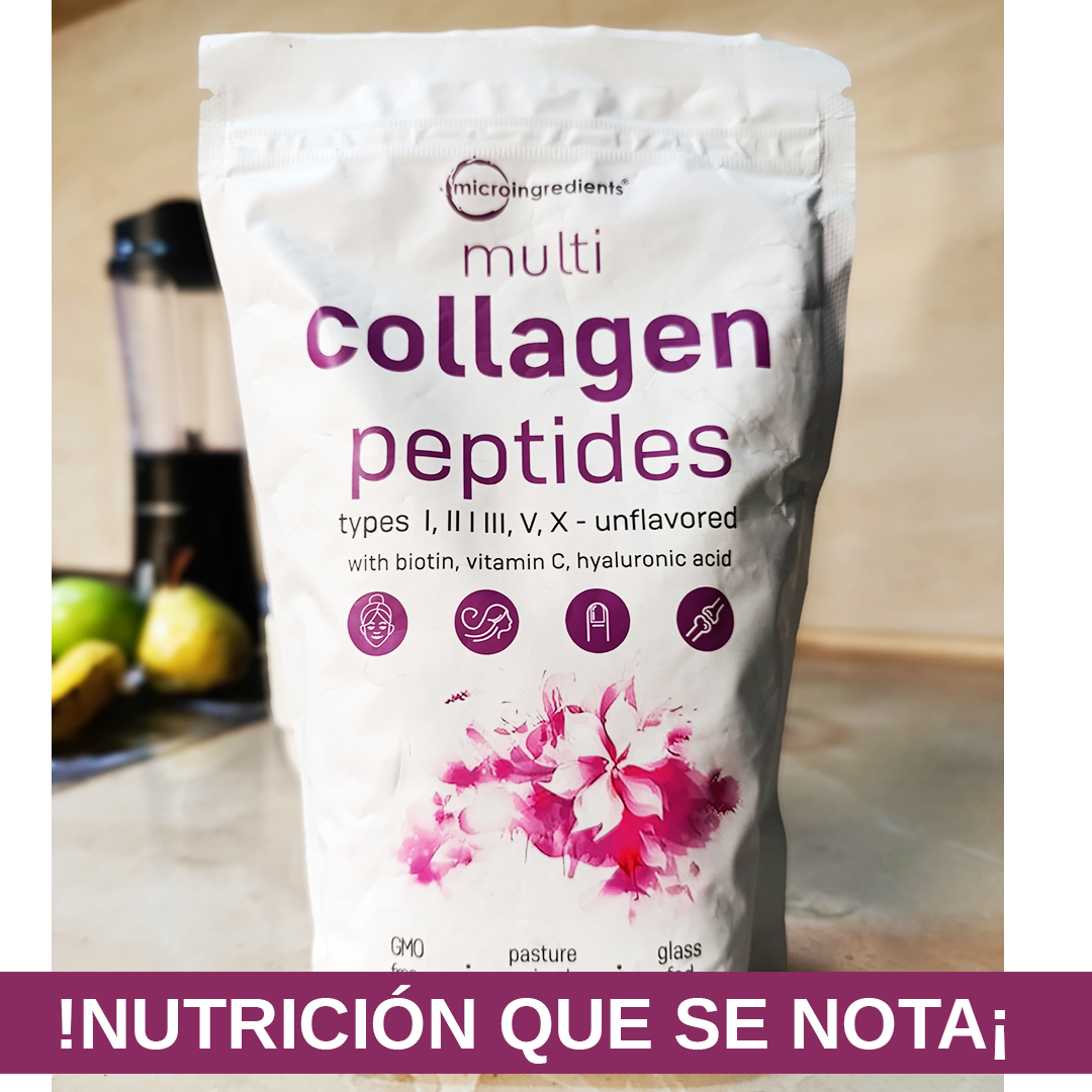 COLÁGENO Multi Collagen Peptides . Mejora tu piel, cabello, uñas y articulaciones 1- Libra