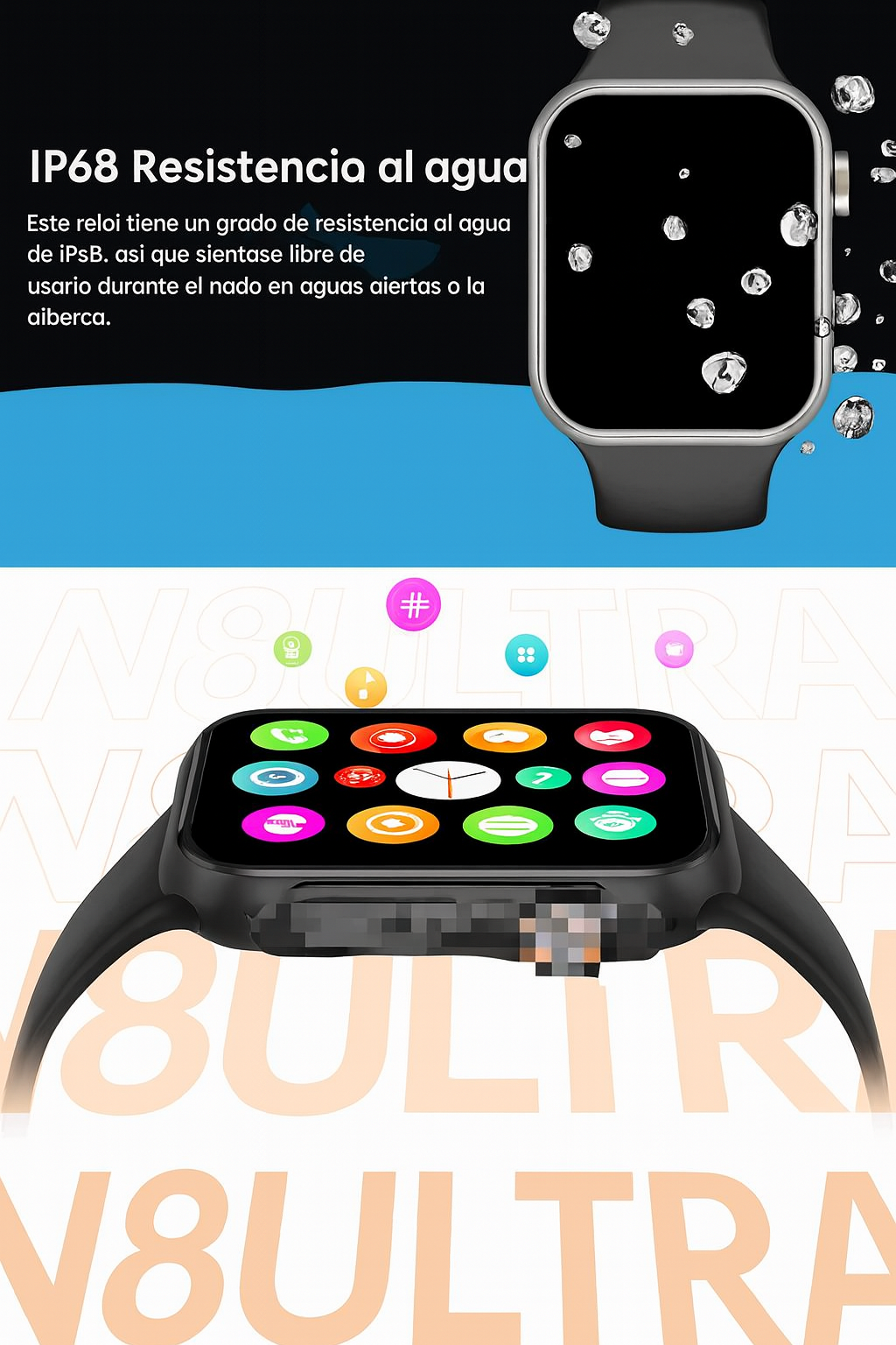 ⌚ Smartwatch T800 Ultra CON PANTALLA TÁCTIL + REGALOS 🤩 | TIENDA VK