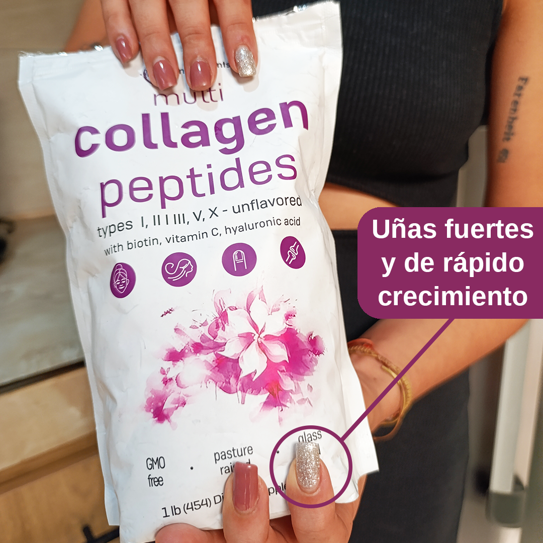 COLÁGENO Multi Collagen Peptides . Mejora tu piel, cabello, uñas y articulaciones 1- Libra