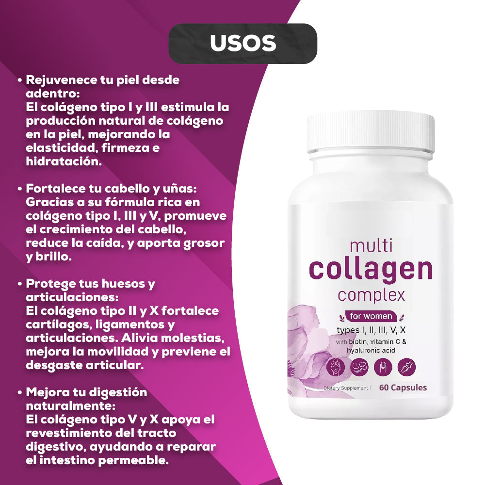 MULTI COLAGENO COMPLEX PEPTIDES X 60 CÁPSULAS