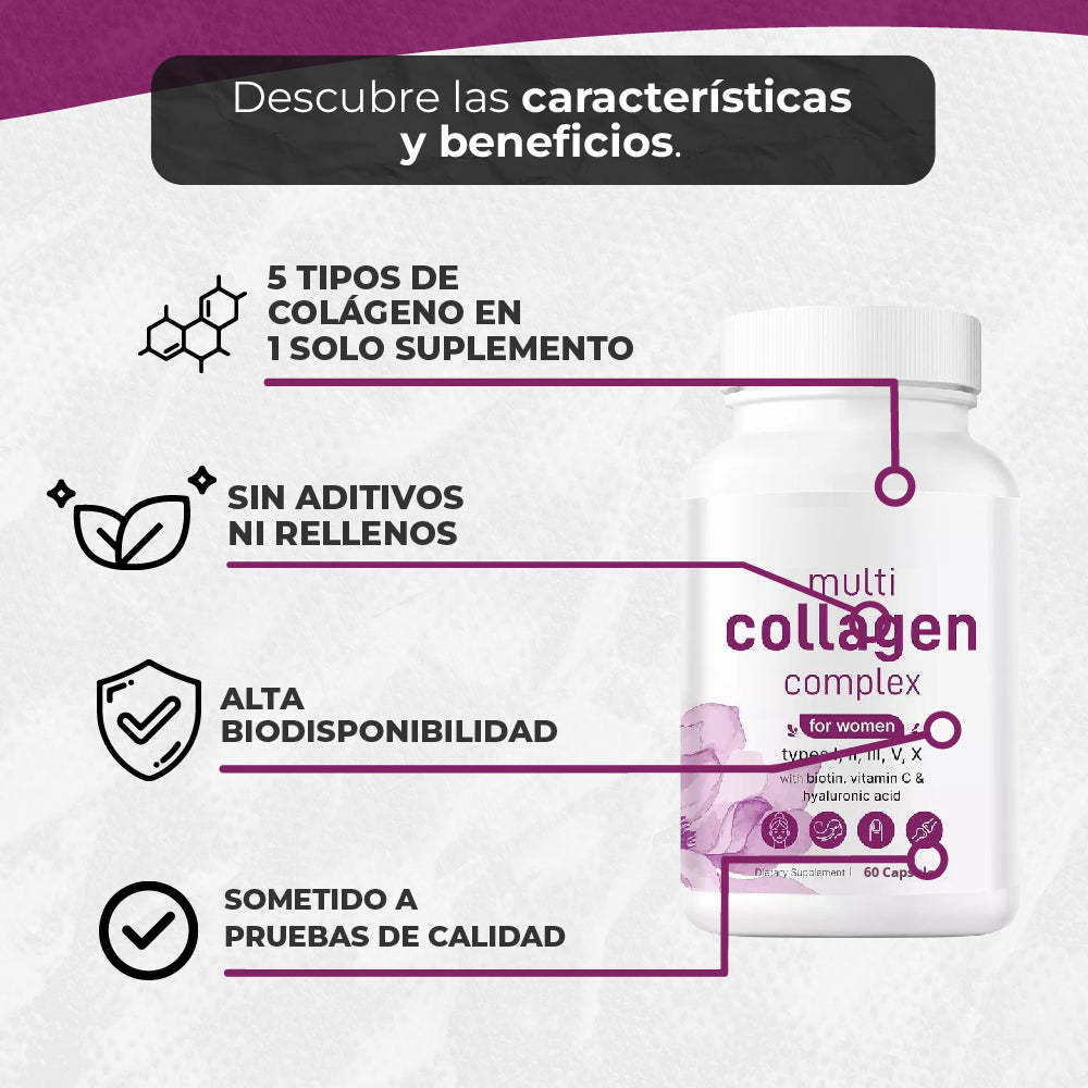 MULTI COLAGENO COMPLEX PEPTIDES X 60 CÁPSULAS