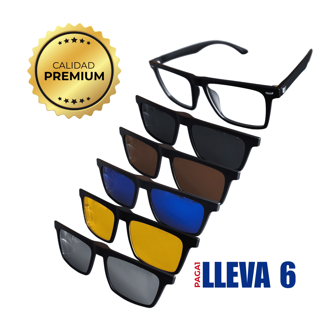 Gafas Magneticas 6 en 1 - COMPRA 1 LLEVA 6