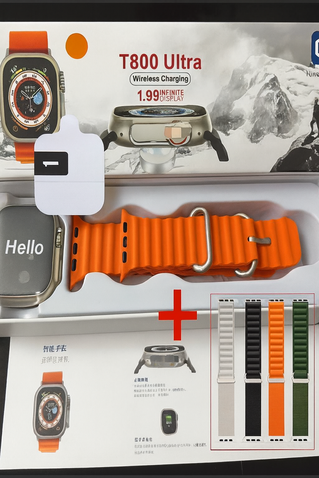 ⌚ Smartwatch T800 Ultra CON PANTALLA TÁCTIL + REGALOS 🤩 | TIENDA VK