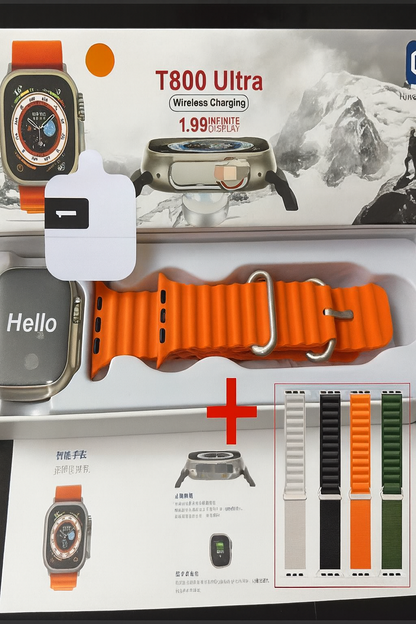 ⌚ Smartwatch T800 Ultra CON PANTALLA TÁCTIL + REGALOS 🤩 | TIENDA VK
