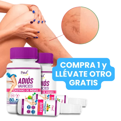 ¡COMPRA 1 Y LLÉVATE 2 SOLO HOY! 🔥 2X Kit Adiós Varices