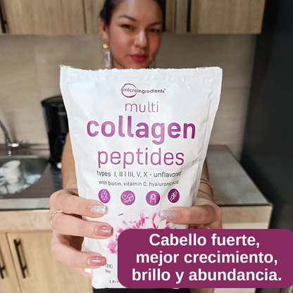 COLÁGENO Multi Collagen Peptides . Mejora tu piel, cabello, uñas y articulaciones  1- Libra