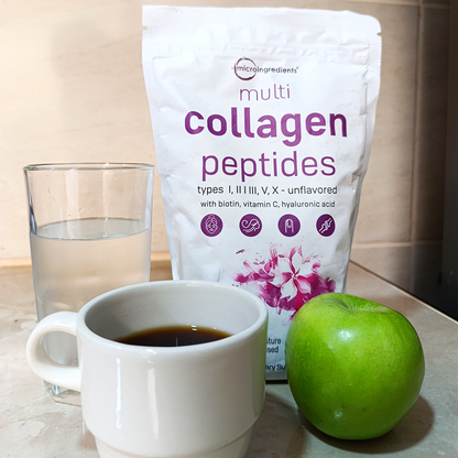 COLÁGENO Multi Collagen Peptides . Mejora tu piel, cabello, uñas y articulaciones  1- Libra