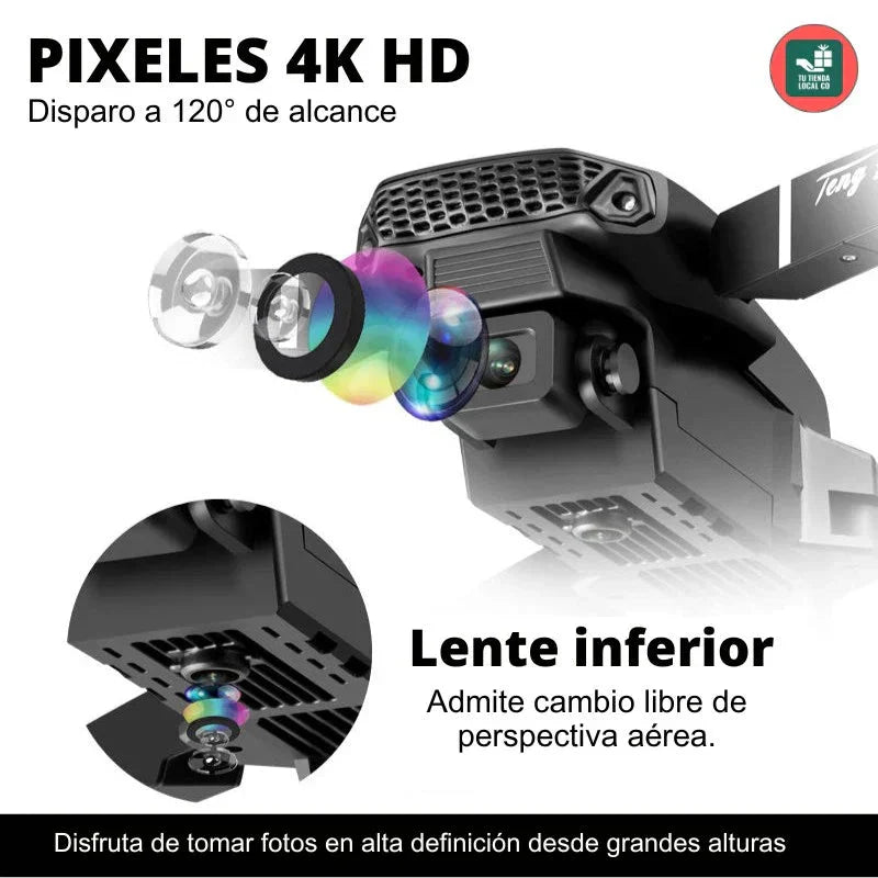 DRONE W8 PRO MAX 2025 CON INTELIGENCIA ARTIFICIAL